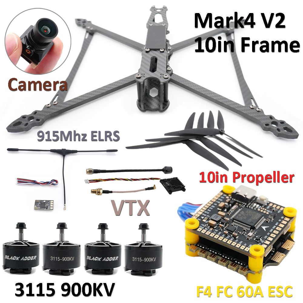 Zestaw ramy Mark4 V2 10 cali,  – Drone Kit Beginner recenzja i cena